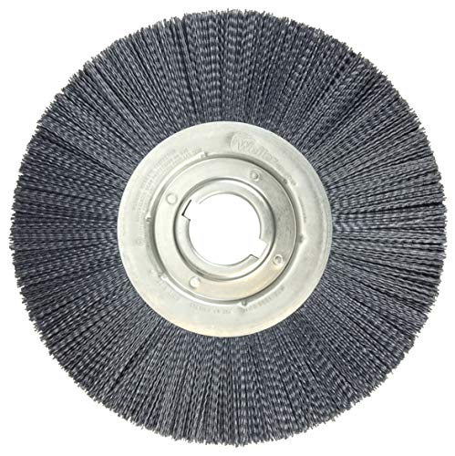 Image of Weiler 86132 12 inch Burr-RX Crimped Filament Wheel Brush, .026 /120CG Fill, 2 inch Arbor Hole, Made in The USA (Pack of 2)