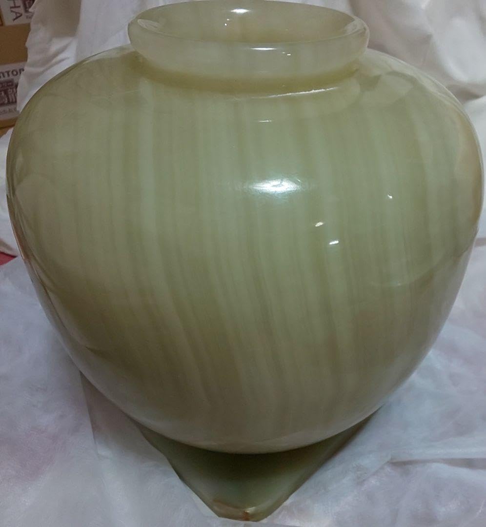 大理石花瓶 つぼ 花台 山口県秋吉台