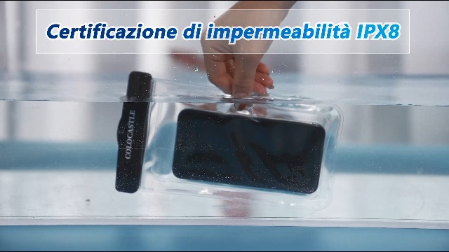 Borsa Impermeabile + Custodia Per Smartphone, Impermeabile Fino A 10 Metri, Touch Sensibile, Cintura Regolabile, Per Spiaggia, Nuoto, Canottaggio E Trekking