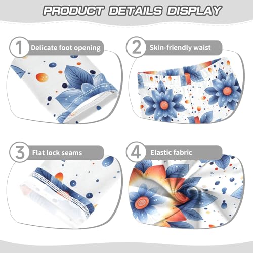 KLL Bohemian Mandala Little Girls Leggings Stretchy Full Length Pants Running3