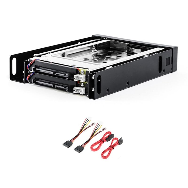 2,5-calowa taca na obudowę dysku SSD HDD 2-wnękowy dysk SATA dyskietka twarda skrzynka ekstrakcyjna