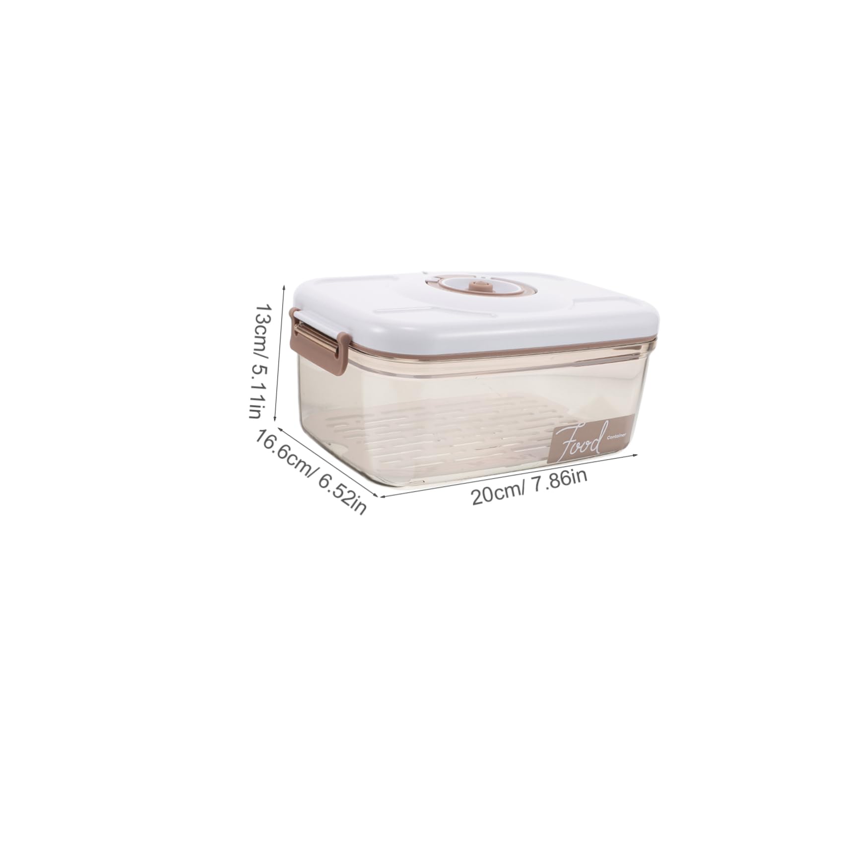 Contenitore Sottovuoto Ermetico 2, 1 l Beige, Set Singolo