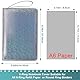 Toplive A6 Binder Notebook 6 Rings PU Leather Refillable Binder Cover for Loose Leaf Paper Planner Budget Binder with Snap Buckle,shimmery Black
