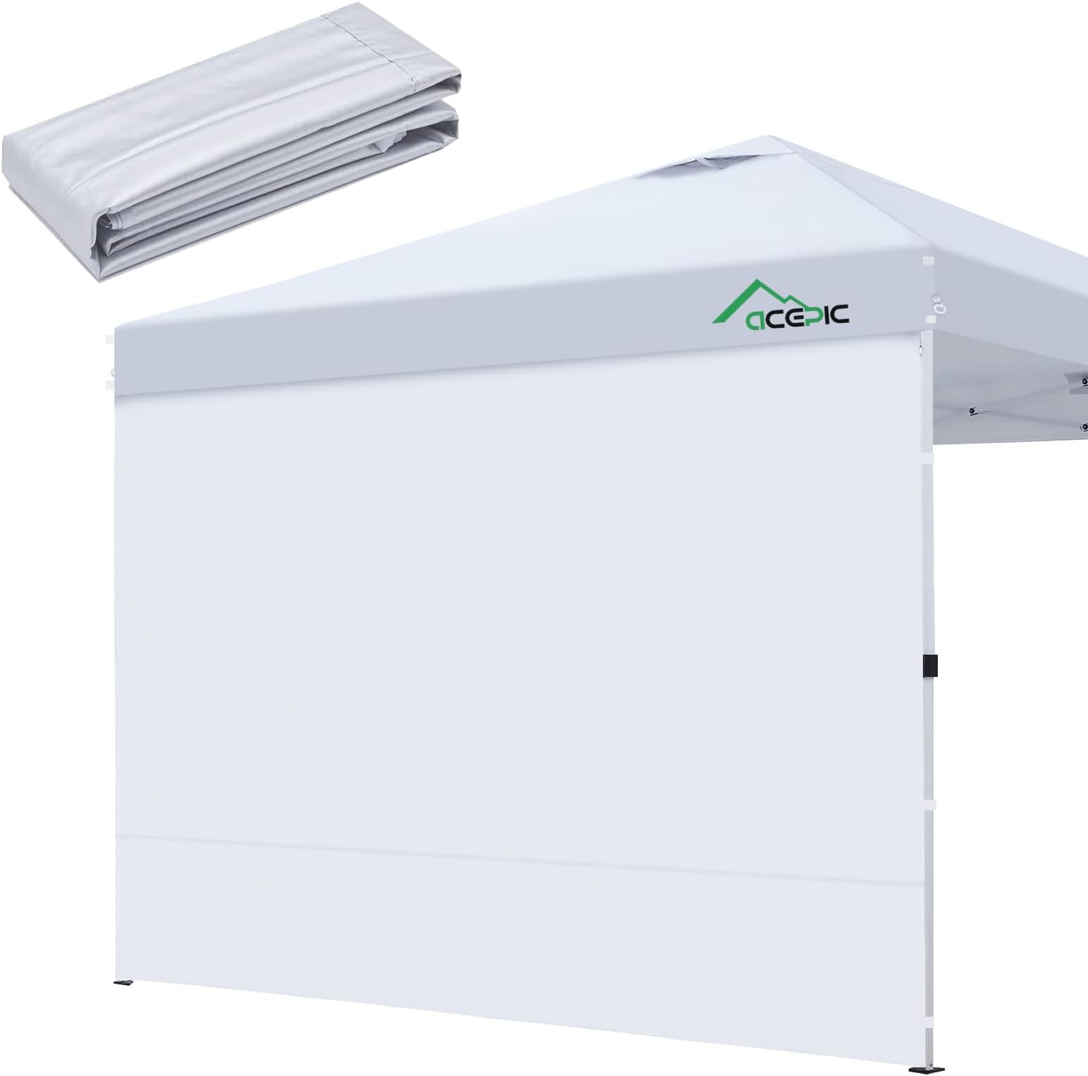 Amazon.com : REDCAMP 1 Pack Enclosed Instant Canopy Sidewall with ...