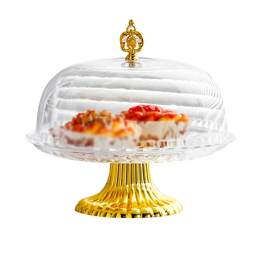 Fruit Basket Modern Tea Tray Candy Plate Serving Platter Snacks Display Rack with Cover Cake Stand Snack