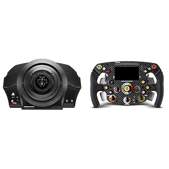 Thrustmaster Ferrari SF 1000 Edition Formula Wheel Add On XBOX Series X / S، One، Playstation 5، 4، Windows. + Thrustmaster T300 Servo Base PS4، PC، Works on PS5
