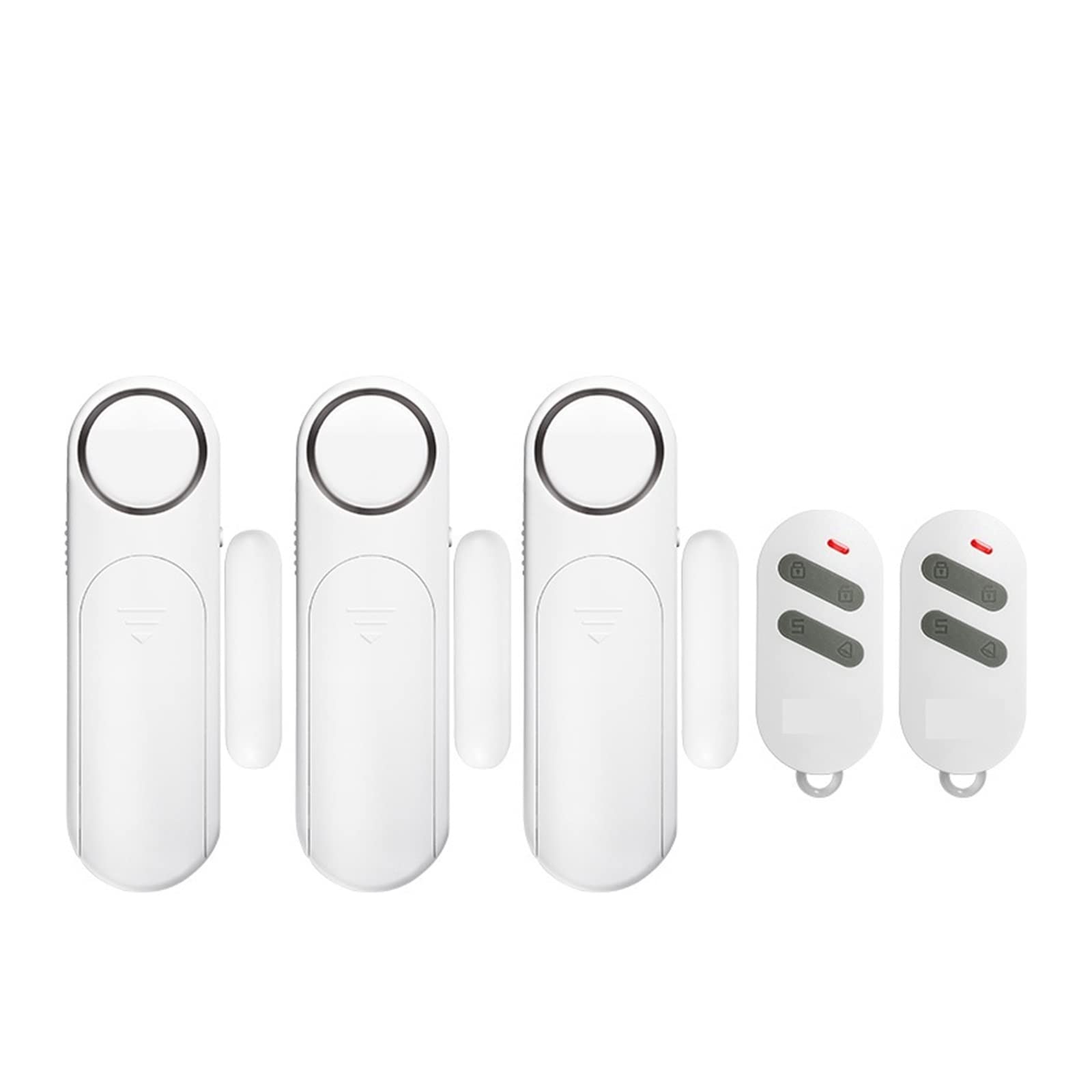 Alarme Intelligente, Alarme de capteur porte/fenêtre sans fil 300ft 120dB télécommande intelligente antivol for enfants armoire sécurité à domicile(KIT 7)