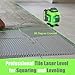 INSPIRITECH Laser Level 360 Self Leveling with Hard Case & Remote, 4x360 Rechargeable Green Line Laser for Framing Wall Ceiling Floor Tile