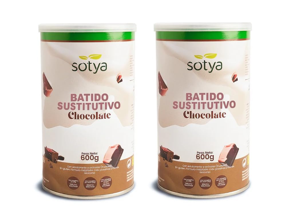 Pack 2 Unidades | Batido Saciante Sabor Chocolate 600 Gramos