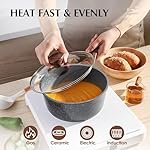 SENSARTE Nonstick Cookware Set 13-Piece, Non Stick Pots and Pans Set with Swiss Granite Coating, Healthy Kitchen Cooking Set, Stay-Cool Handles, PFOA Free - Image 4