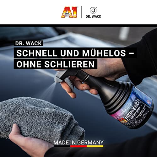 DR. WACK - A1 All in ONE Intensivreiniger Außen 500ml I Schonender Alles-Entferner I Gründlich & Kratzfrei I Hochwertige Autoreinigung I Made in Germany & ND Spray Wax