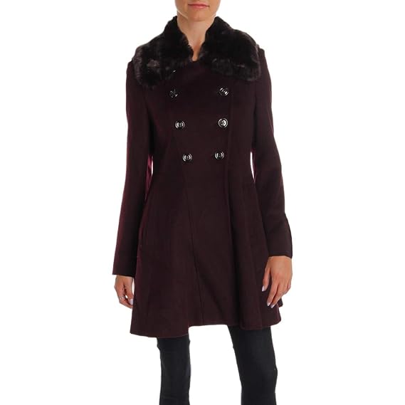 Flare Double Breasted Wool Coat 