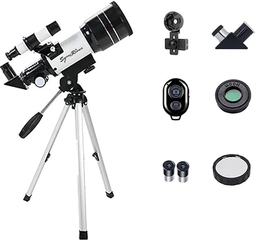 Telescopio de astronomía reflector telescopio para principiantes, telescopios para principiantes de astronomía con trípode, el mejor regalo para