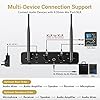 TONOR TW350 Wireless Microphones for Singing,UHF Handheld Dynamic Karaoke Mics& Receiver for Devices with XLR&6.35mm Audio Interfaz, 60 m for Karaoke, Wedding, DJ, Party, Church, TW350 Black #4