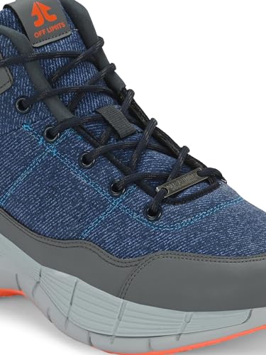 Image of OFF LIMITS S.W.A.T. Basketball Shoes for Men | High-Top Canvas-Synthetic Design with Phylon /TPR Sole, Die-Cut EVA Comfort & Lace-Up Fit for Court Practice, Training & Game Time