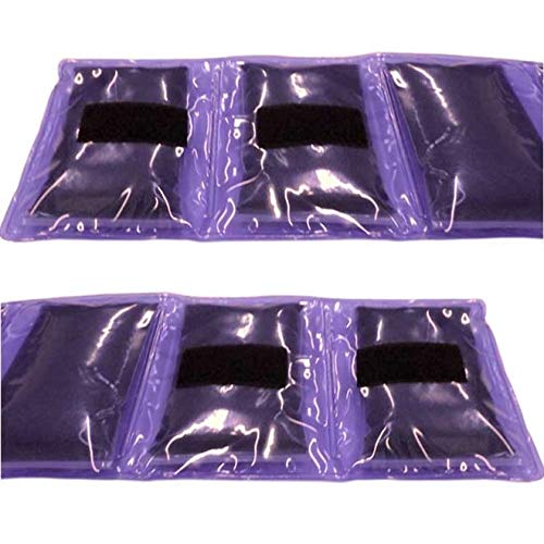 Tornozeleira Shopfisio - Caneleira Multifuncional Flexível - Par - 0,5Kg - LILÁS