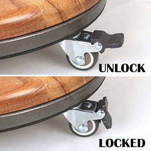 Akosier 3-Tier Bookshelf, 360° Rotating Bookshelf, Floor Standing Magazine Rack, Rustic Retro Metal Storage Rack For Bookstore, Library, Home, Office. #TOP4