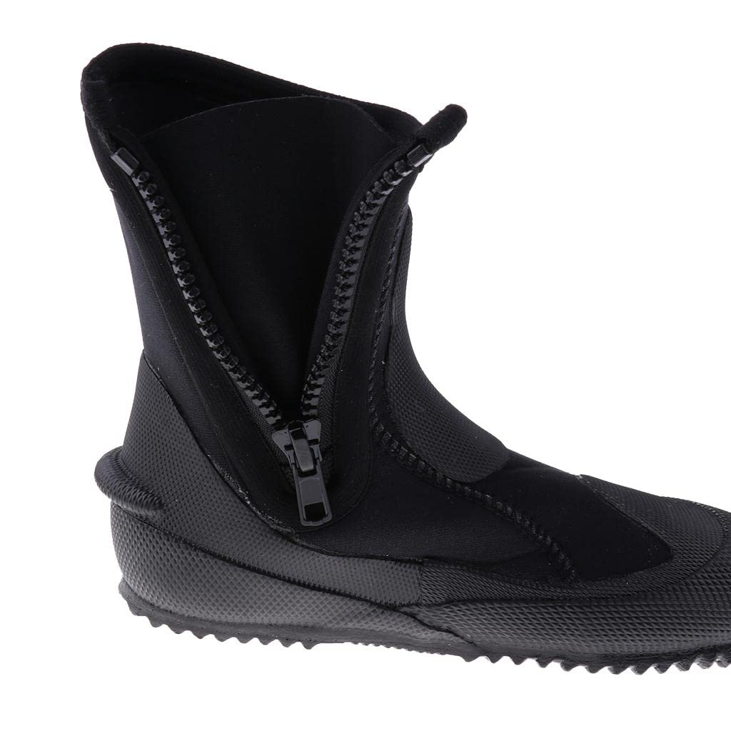 ecomistiq ECOMISTIQ® Wetsuits Neoprene 5mm Hi Cut Zipper Boot Snorkeling Diving Boots XL (43-44)|Sporting Goods |Water Sports|Fins, Footwear & Gloves|Boots, Booties-picture-17