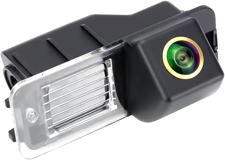 AHD/CVBS Car Rear View Camera's Fisheye Lens License Plate Lamp-Camera with RCA Cable & Vehicle Camera for Volkswagen VW Polo 6R V Golf 6 Passat CC MK6 Magotan Bora & Backup Camera (CVBS-AHD)