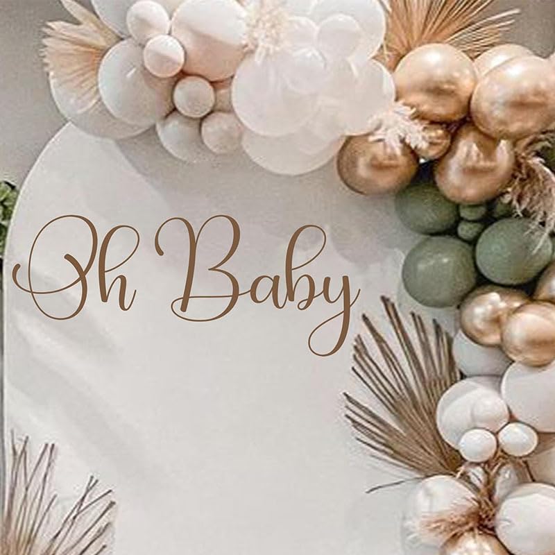 Oh Baby Wall Decal - Adhesivo decorativo para pared miniatura 3