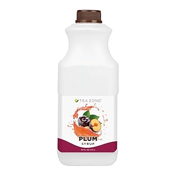 Amazon.com: Tea Zone J1075 64 fl. oz Plum Syrup for Tea