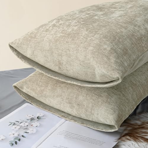 image for CaliTime Throw Pillow Covers Decorative 20 X 26 Inches Pack of 2 Cozy 