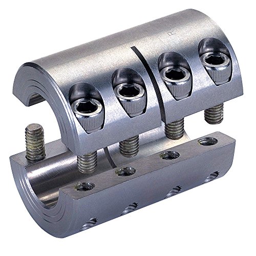 Ruland SPX-19-16-SS 303 Stainless Steel Rigid Coupling, Two Piece, 1.188