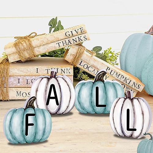 Yujun4piecesfallpumpkinwoodensignsdecorationblueautumntieredtraypumpkintabletopdecorforthanksgivingfallhomekitchenharvestpartydecorsupplies Urban Country Home Decor Yujun 4 pieces fall pumpkin wooden signs decorationblue autumn tiered tray pumpkin tabletop decor for thanksgiving fall home kitchen harvest party decor supplies urban country home decor