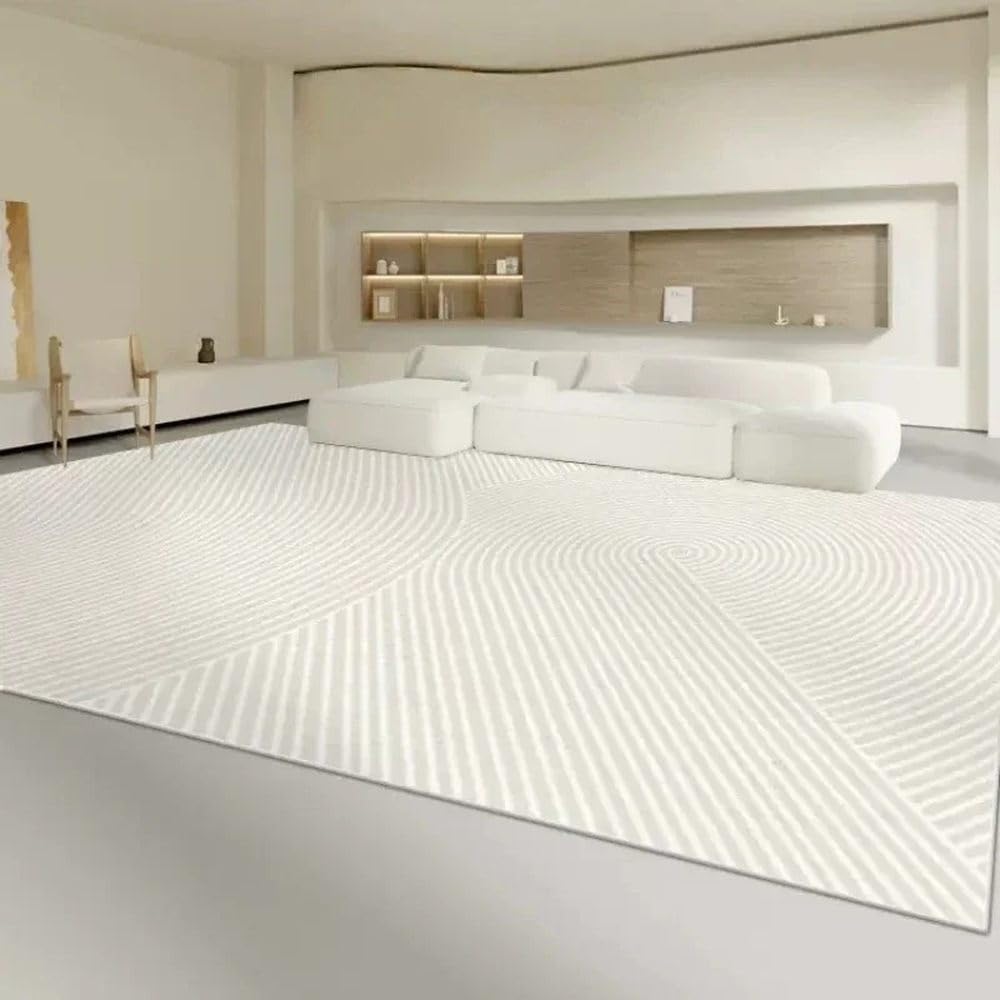 Tapis doux pour chambre et salon minimaliste sous table basse QD