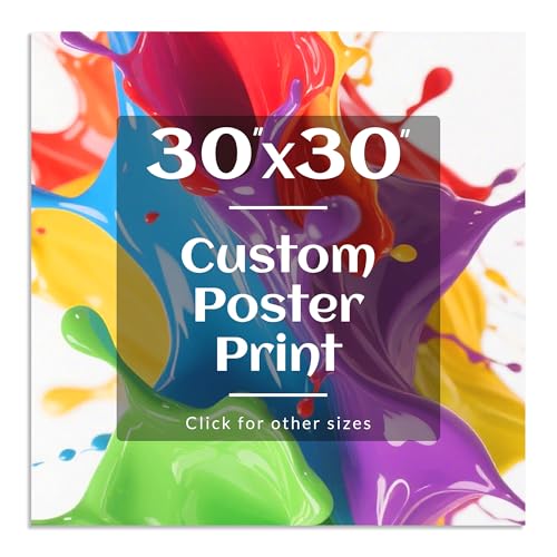 Personalized Custom 30x30 Poster – Upload Your Photo to Create