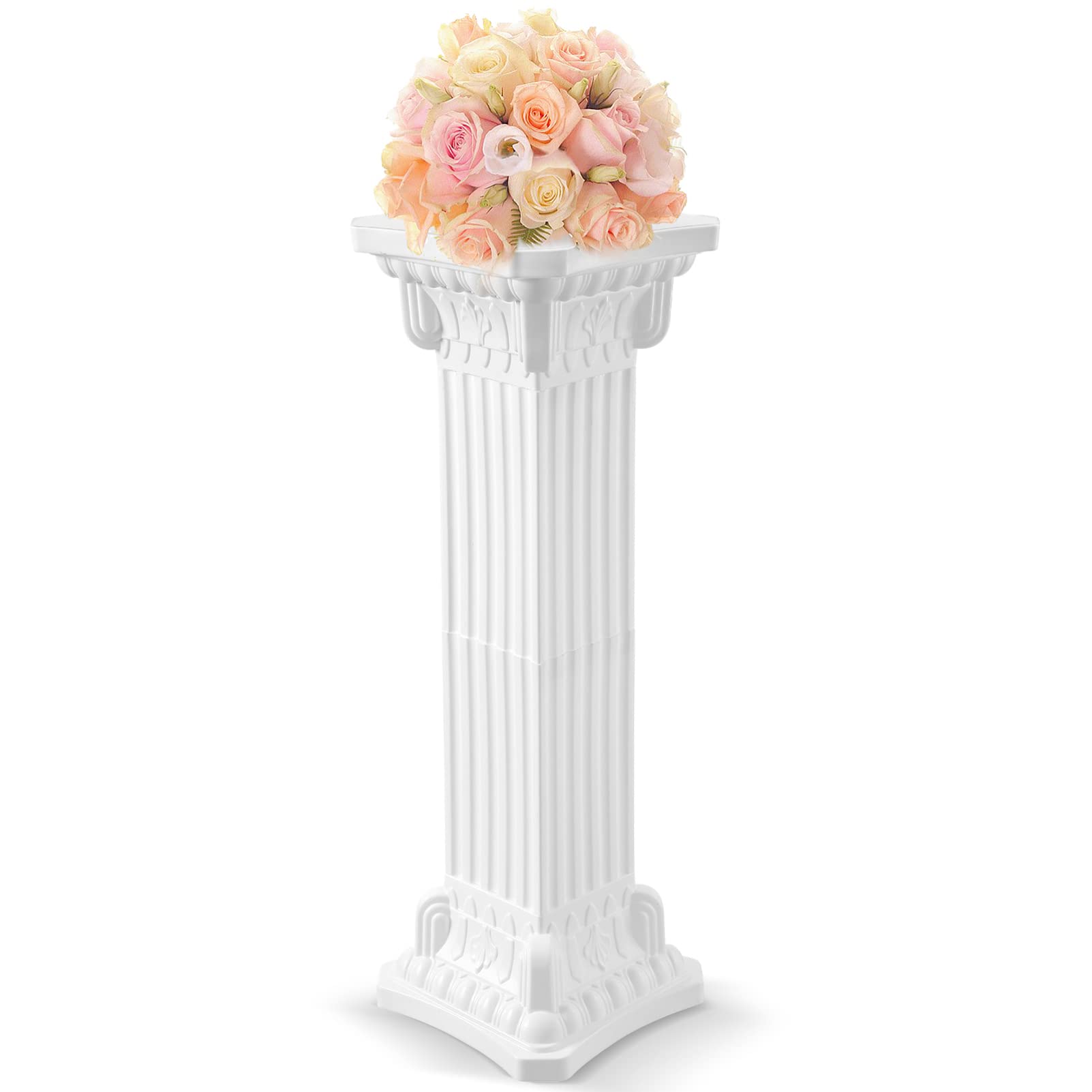 Generic Roman Pillar Greek Pillar Column Statue for Wedding Vintage Home Garden Ornament Decoration