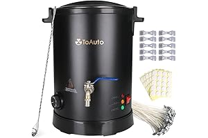 TOAUTO Wax Melter 8L for Large-Scale Candle Making