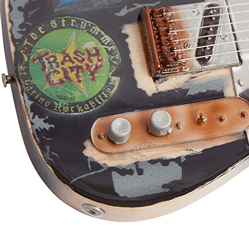 Joe Strummer (The Clash) – 1966 Guitare : Réplique de guitare miniature – Cadeaux musicaux – Ornement fait à la main… - Les Beatles, Paul McCartney, John Lennon, RIngo Starr, George Harrison Joe Strummer (The Clash) – 1966 Guitare : Réplique de guitare miniature – Cadeaux musicaux – Ornement fait à la main… – Image 5