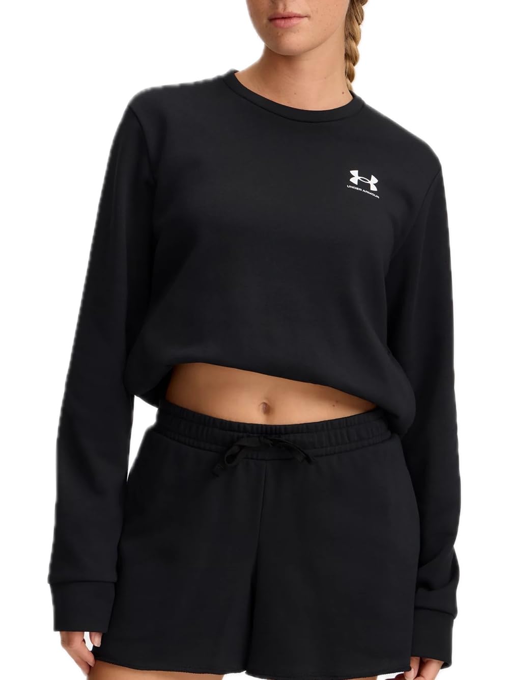UA Rival Terry Crew Sweatshirt Kadın