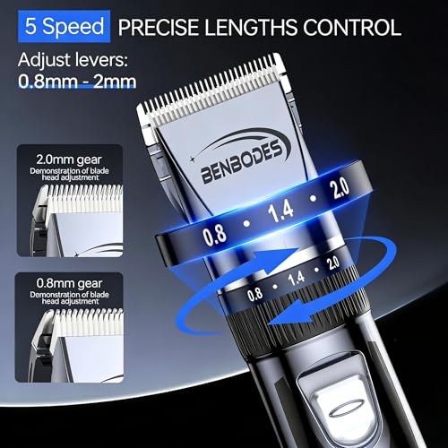 Image of Benbodes Cordless Hair Clippers for Men-Rechargeable Grooming Kit