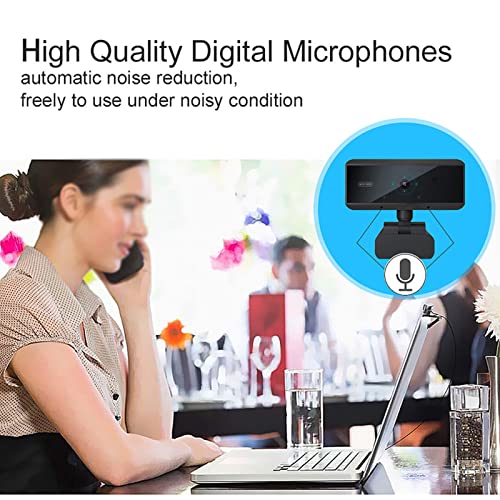 Sxhlseller 1080P-Computerkamera Einstellbare, Hochauflösende Integrierte MIC HD für Videokonferenz-Computerzubehör – Bild 6