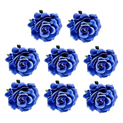 8 Broches de ramillete de rosas de tela elegantes para vestidos de novia y solapa de invitados