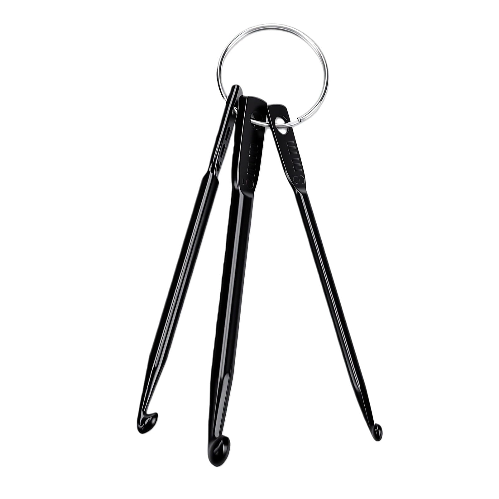 Annadue Zestaw Wymiennych Drutów na żyłce, 12 par 3-8 Mm Aluminiowe, for | Z 4 kablami, krótką końcówką do skarpetek, rękawami, czapkami dla niemowląt, torbą podróżną do przechowywania