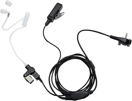 VX-261 Auricular para Motorola Vertex Yaesu Standard VX-230 VX-231 VX-298 VX-350 VX-351 VX-180 EVX-531 2 Way Radio Walkie Talkie Kit de vigilancia