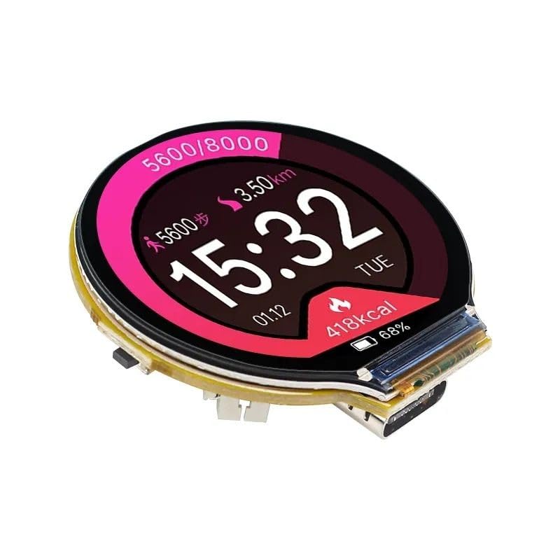 Electrobot ESP32 C3 LVGL 1.28 Inch 240x240 IPS Smart Display Touch Screen LCD TFT Module with WiFi & Bluetooth for ESP32-C3 Projects-picture-24