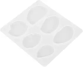 Molde Silicone Resina 3 Formatos Para Pingente Joias Artesanais - Desmoldagem Fácil Antiaderente for Criação De Bijuteria Epóxi Profissional