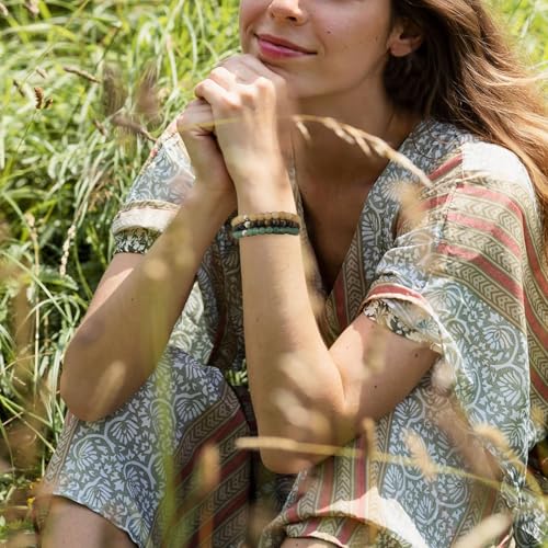 3pcs Wealth Money Bracelets,Healing Crystal Citrine Tiger Eye Bracelets for Women Men,Lucky Feng Shui Natural Stone Green Aventurine Beaded Spiritual Gemstone Jewelry Gifts4