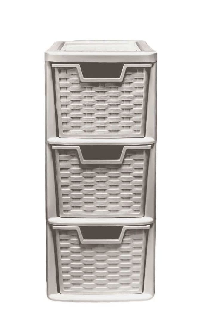 STAHMFOVER Caja De Almacenamiento Grande De Plástico Con Cajón