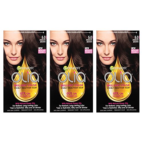 Garnier Hair Color Olia Oil Powered Permanent Hair Color, 5.0