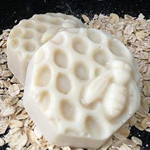 MoldFun Large Bee Honeycomb Mold, Beehive Silicone Mould for Soap, Lotion Bar, Cake Baking, Chocolate, Ice Cube, Jello, Candy, Candle, Wax Crayon Melt - Thumbnail 3