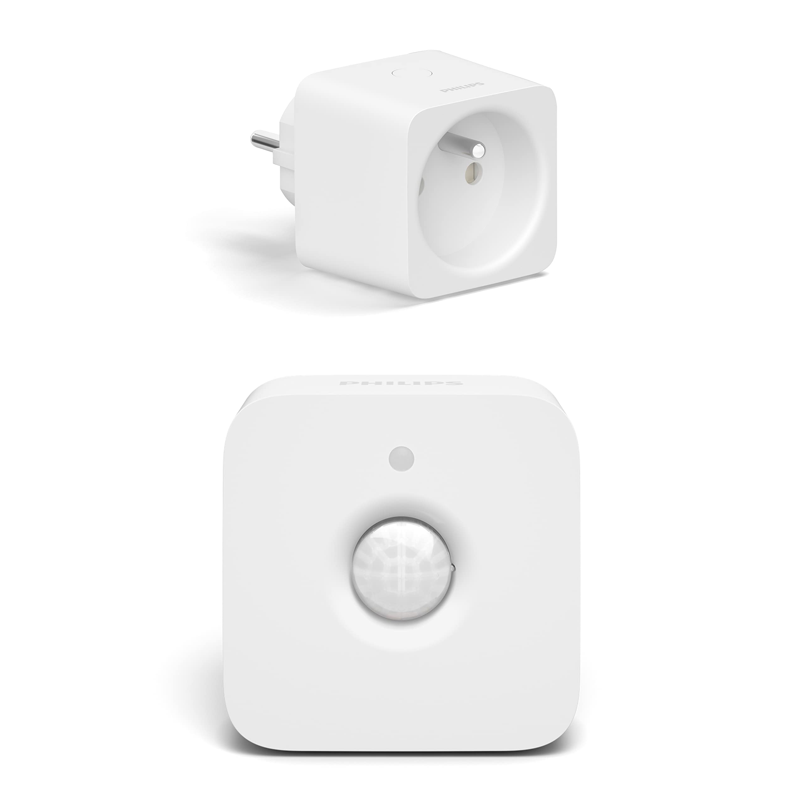 Philips Hue Combipack - Hue Smart Plug Belgique et Détecteur de Mouvement Intérieur - Prise Intelligente