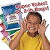 S&S Worldwide Color Splash! Art Sand Asst. 24 lbs! For Sand Art Layering in Bottles, Decorating Adhesive Sand Art Boards, DIY, Kids, Groups, 12 Fun Colors of Fine Sand in 2lb Bags Non-Toxic Pk of 12 #1