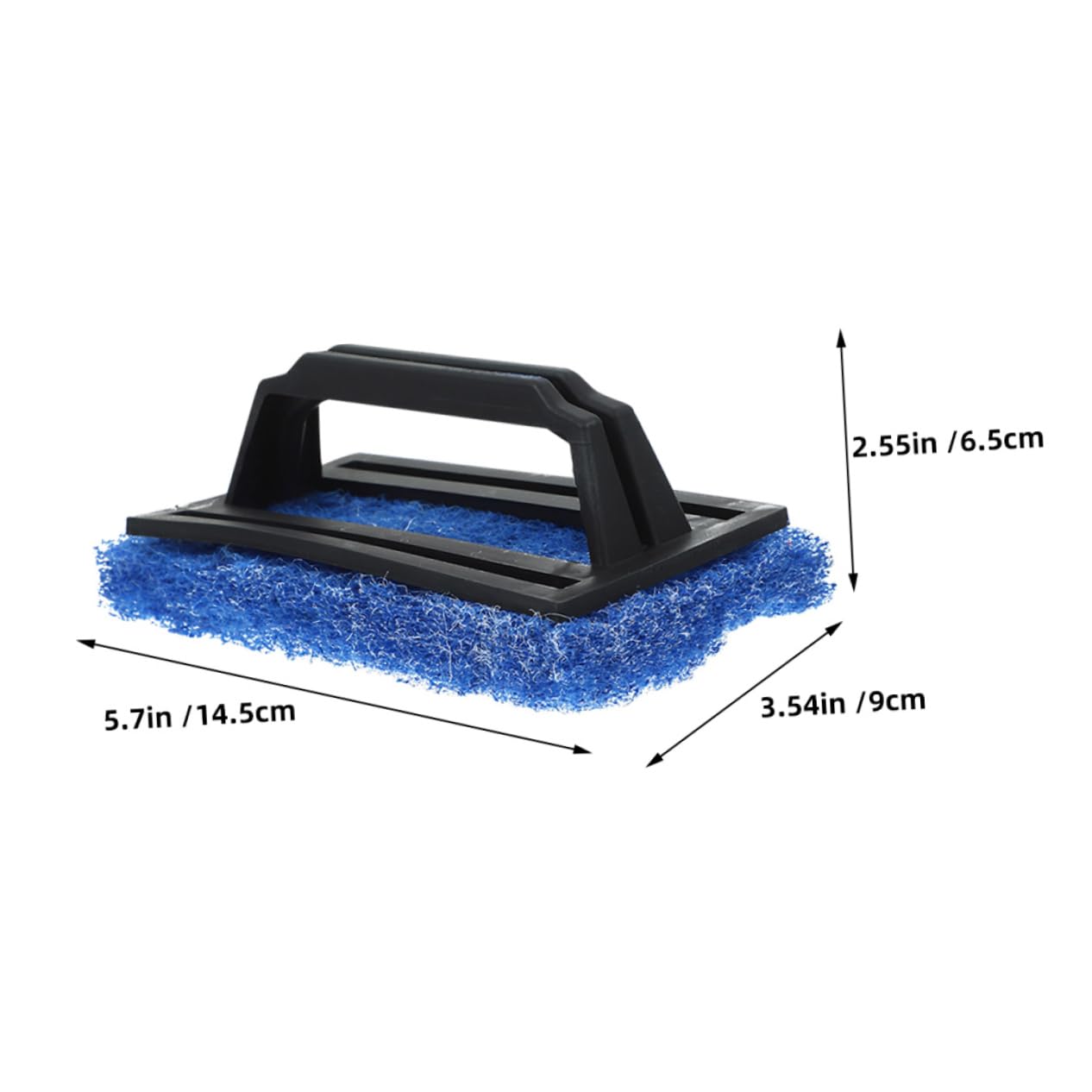 TIDTALEO 6pcs Scrub Brush Cleaning Brush for Ink Removal Supplies Handle Blue Material