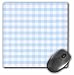 Produktbild 3drose LLC 20,3 x 20,3 x 0,6 cm Maus Pad, hellblau und weiß Gingham Muster Pretty Country rustikal Küche Esszimmer Cute Checkered Kariert (MP 113018 _ 1)