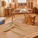 3-teiliges Messing-Durchtreiber-Set 3/4 Zoll, 1/2 Zoll, 3/8 Zoll – nicht beschädigender Mechanikermeißelstanzer für Autoreparatur, Holzbearbeitung, Herstellung